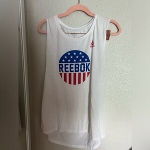 Reebok women’s tank with American flag logo
